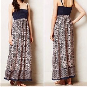 Anthropologie Lilka Carreau Maxi Dress Petite XS
